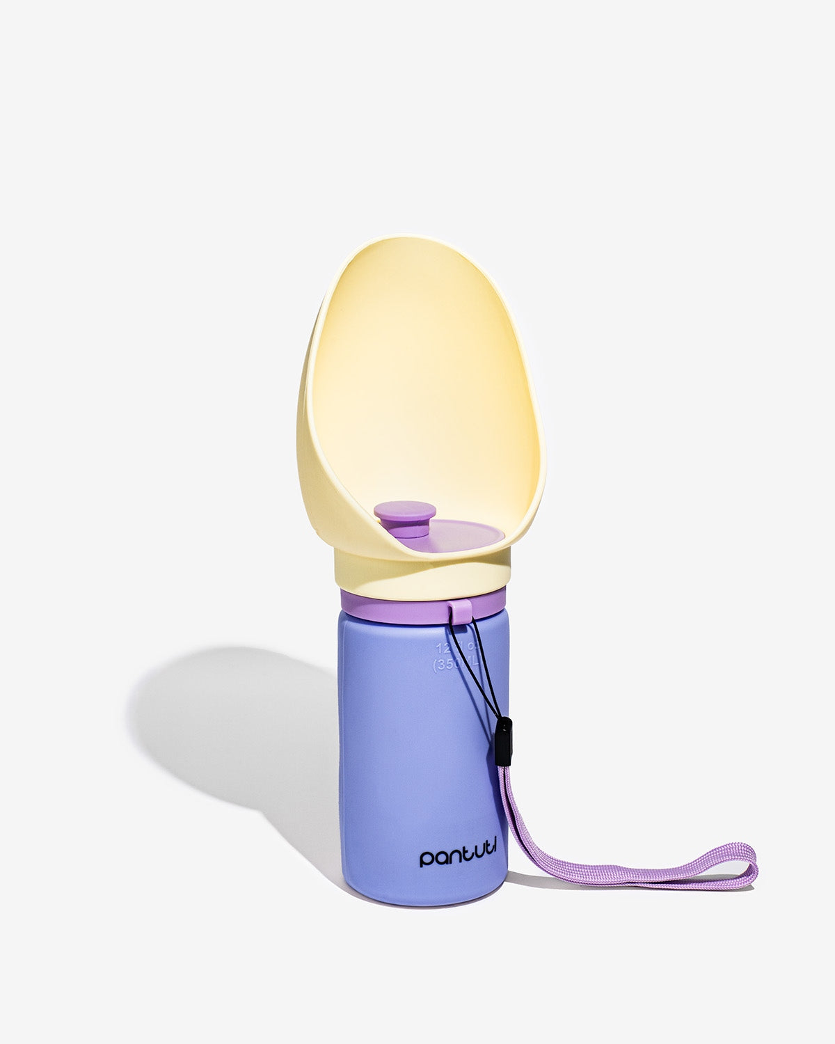 Foldable silicone dog bottle dispenser MONTE blue-yellow 350 ml Manufacturer code KTV-BTE-BL-YL-350