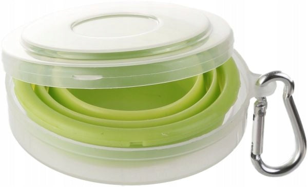 Foldaway Glass Folding Cup 200 ml Brunner Color green