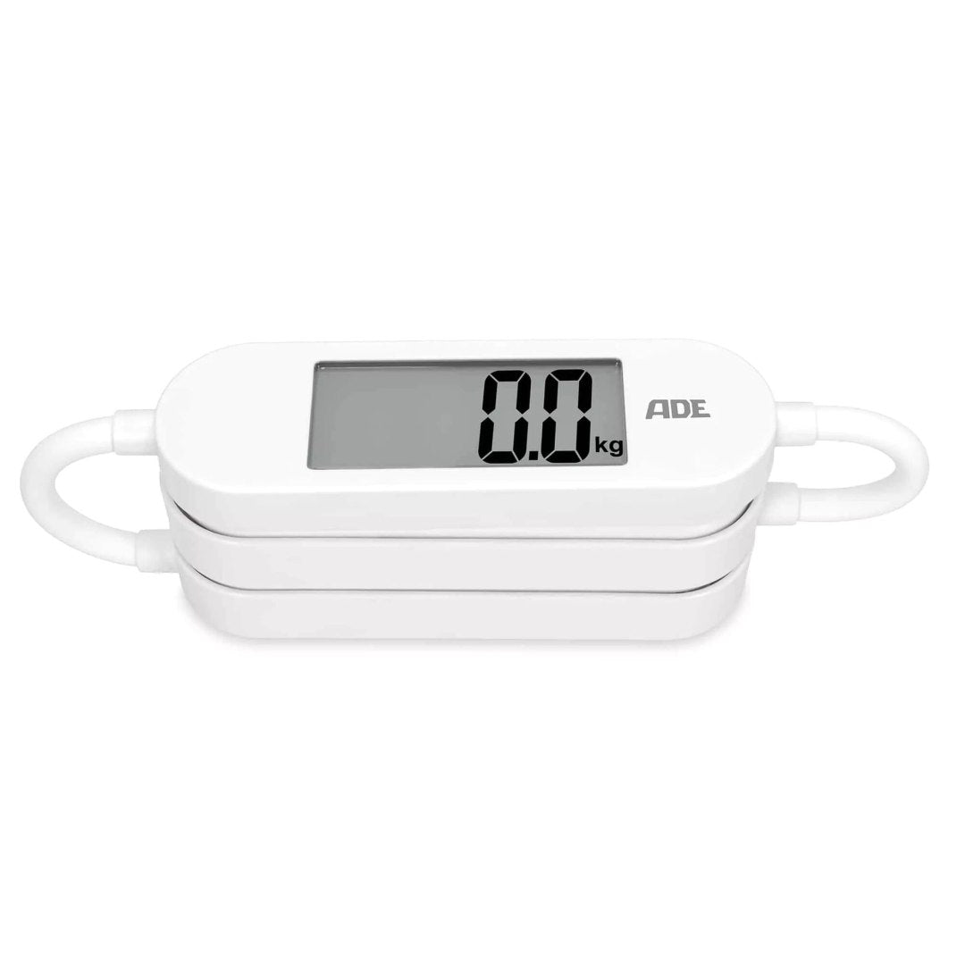 Folding BATHROOM SCALE up to 180 kg ADE white 23,5 x 5 x 7 Brand no brand