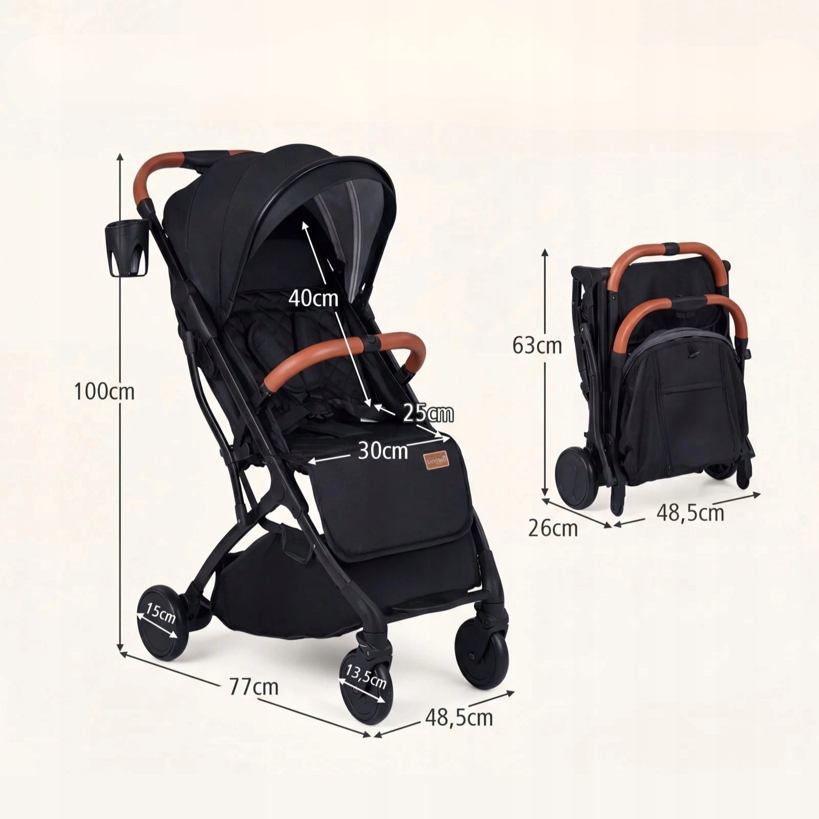 Folding Baby Stroller with Rain Cover Stroller Brand Costway
