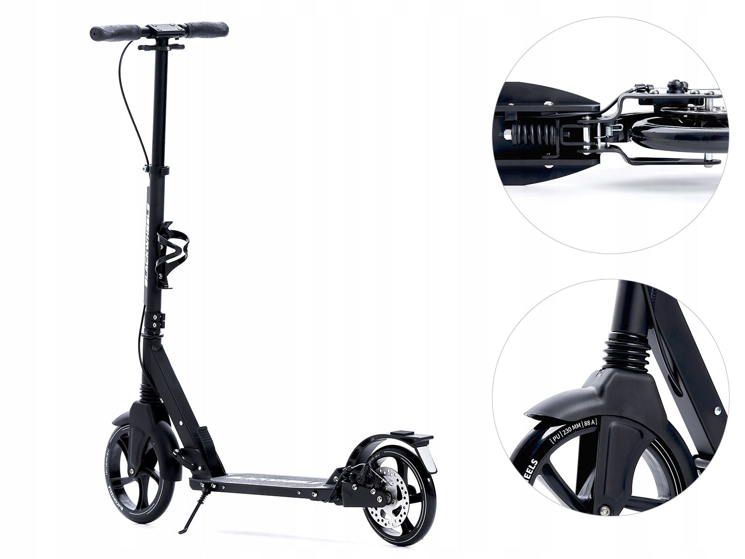 Folding City Scooter for Children and Adults up to 100kg Blackwheels Packaging status original