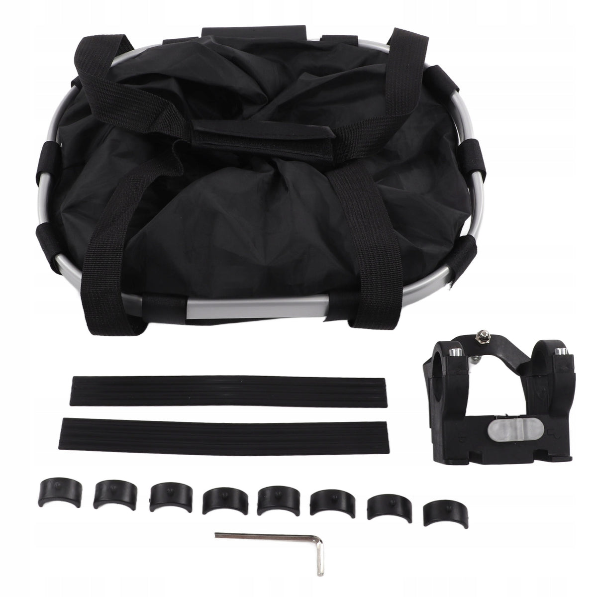 Folding Dog Rack Bicycle Basket Front Removable MU Basket