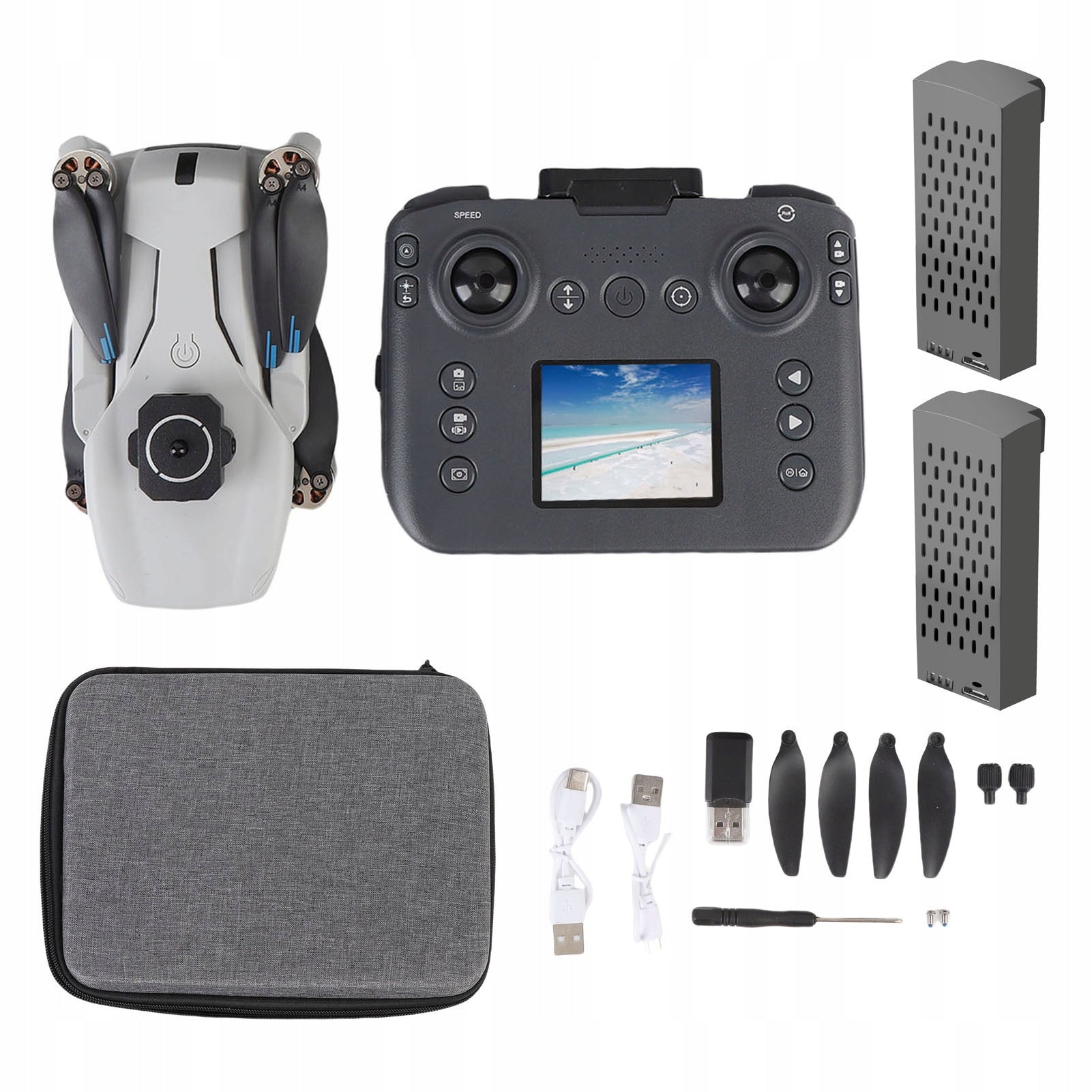 Folding Drone with Remote Control Camera Wi -Fi Anti Shake 7P