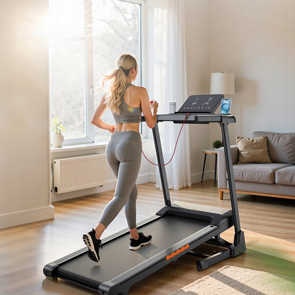 Folding ELECTRIC HOME TREADMILL Large Quiet Auto 15° 13.5KM/H Touch Packaging status original
