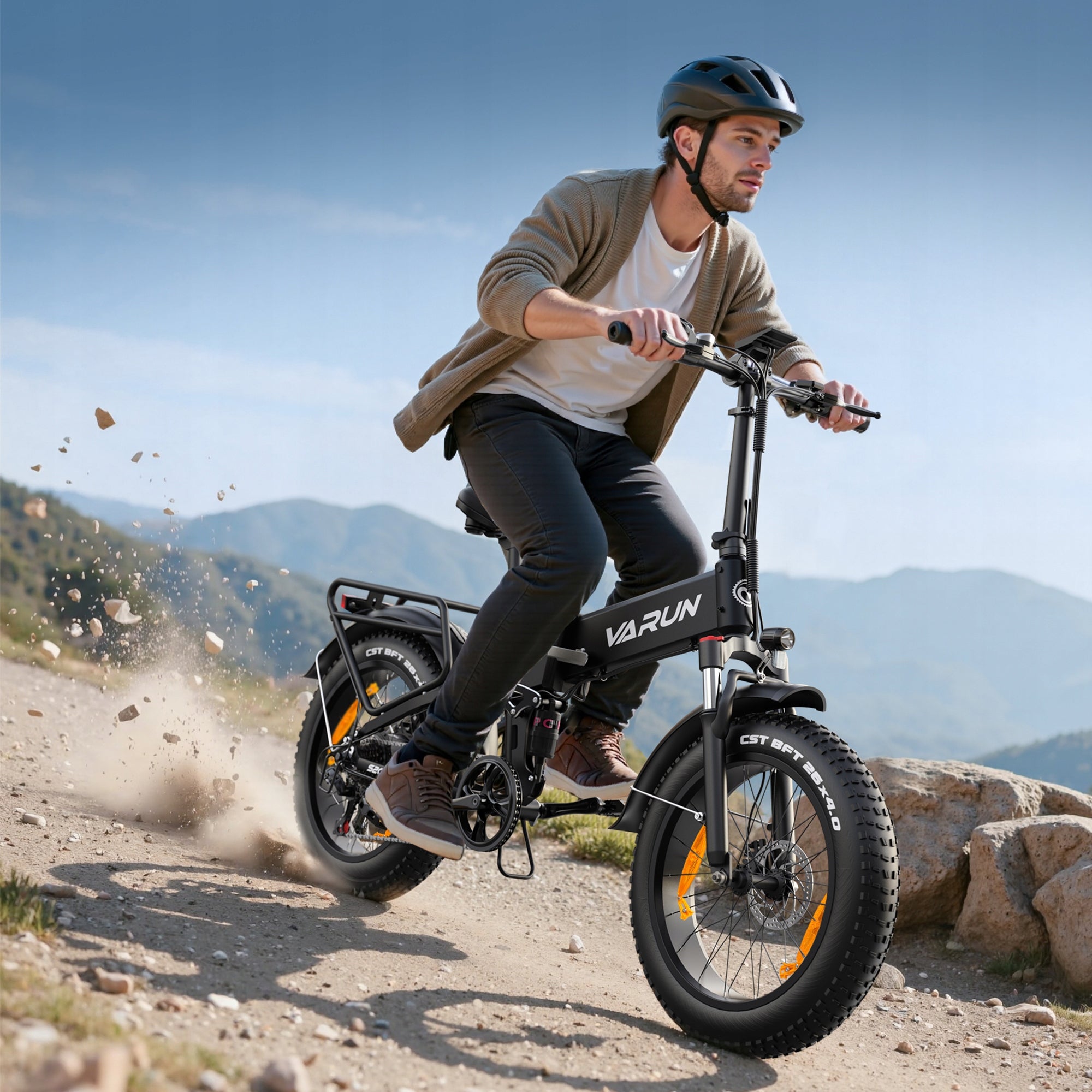 Folding Electric Bike VARUN 20x4'' 48V 13AH 250W 120HP Male/Women's Packaging status original