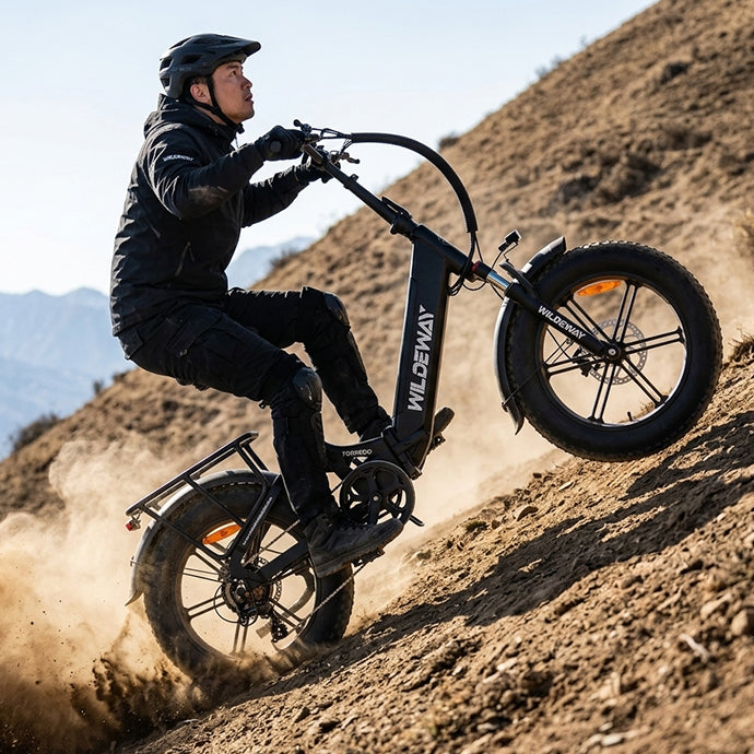 Folding Electric Bike WILDEWAY TORPEDO H20 250W 68NM 15AH 25km/h 100HP Frame size L