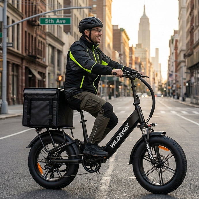 Folding Electric Bike WILDEWAY TORPEDO H20 250W 68NM 15AH 25km/h 100HP Manufacturer code WILDEWAY TORPEDO hamulec olejowy 20"*4.0“ MTB