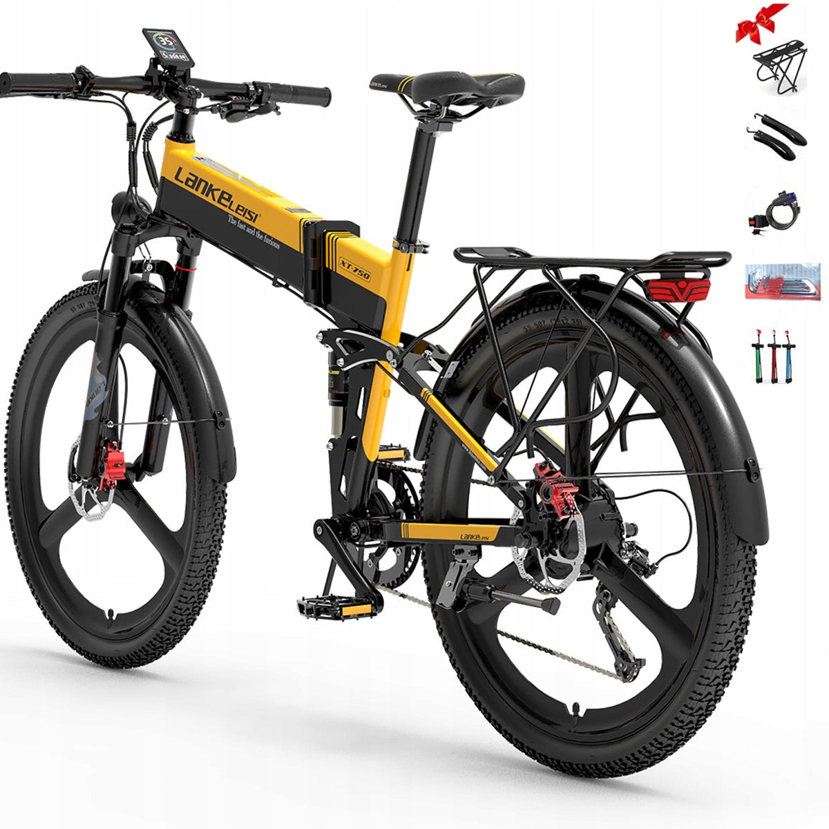 Folding Electric Vehicle LANKELEISI XT750 Sports 48V 12.8AH 110HP PL