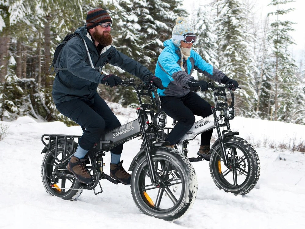 Folding Electric Vehicle Samebike RS-A02 20″*4.0 48V17Ah 1200W 120km 45KMH Color gray