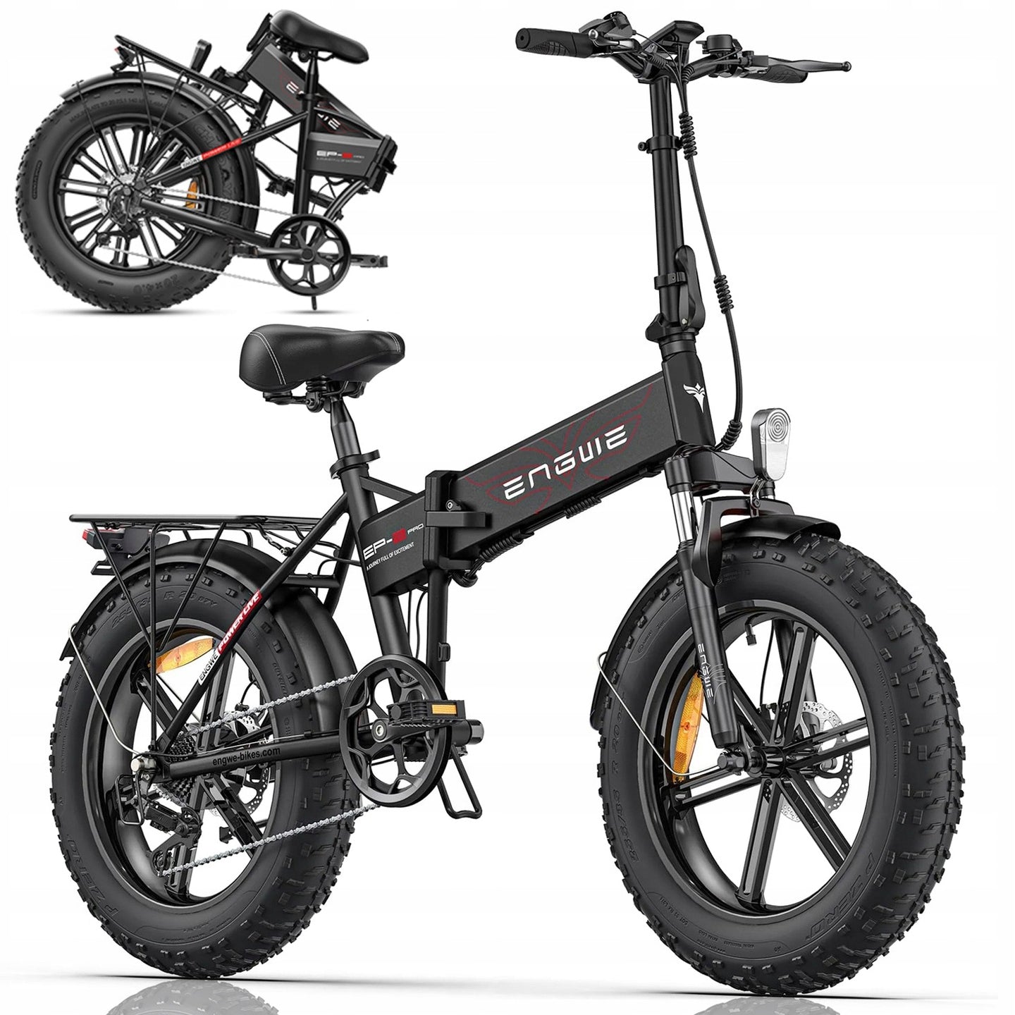 Folding Electric Vehicles Engwe Ep-2 Pro-EU 13Ah 120HP black