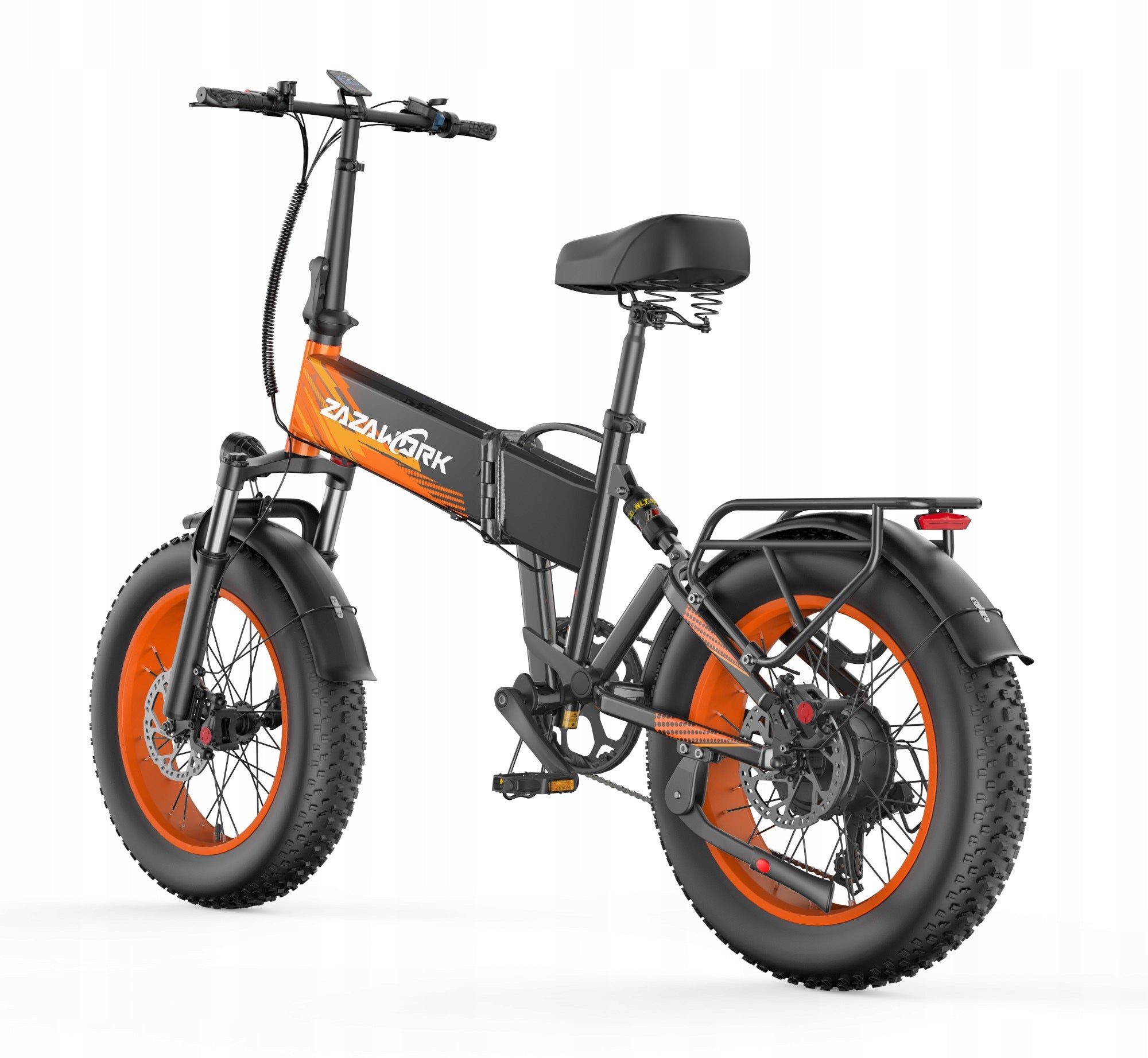 Folding Electric Vehicles ZAZAWORK 48V20Ah 1500W 120km 45km/h Off-road Brand ZAZAWORK
