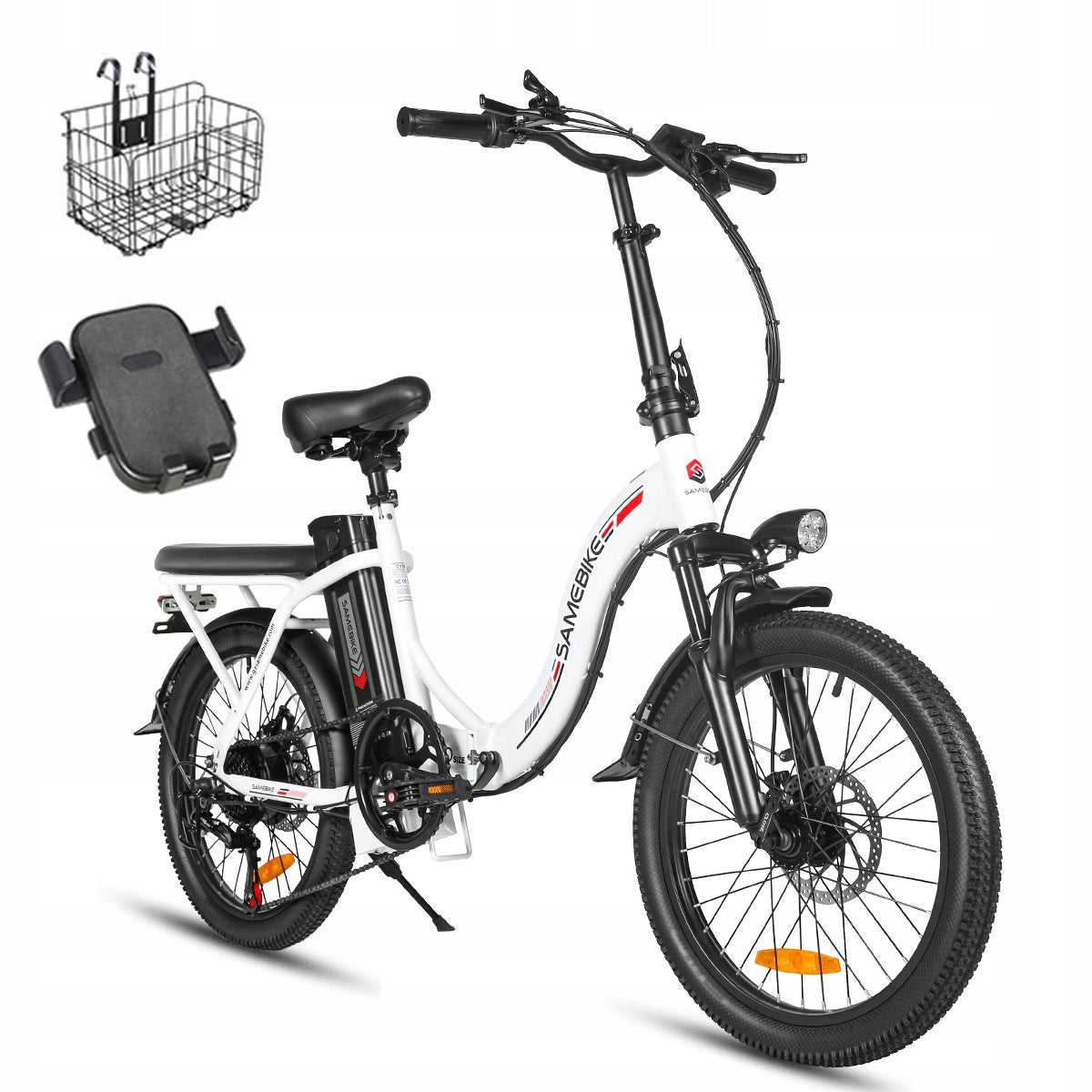 Folding Electric vehicle Samebike CY20 350W 36V 12AH 32 km/h 20" 2026 PL Manufacturer code Samebike CY20-FT-WH-EU ZYW