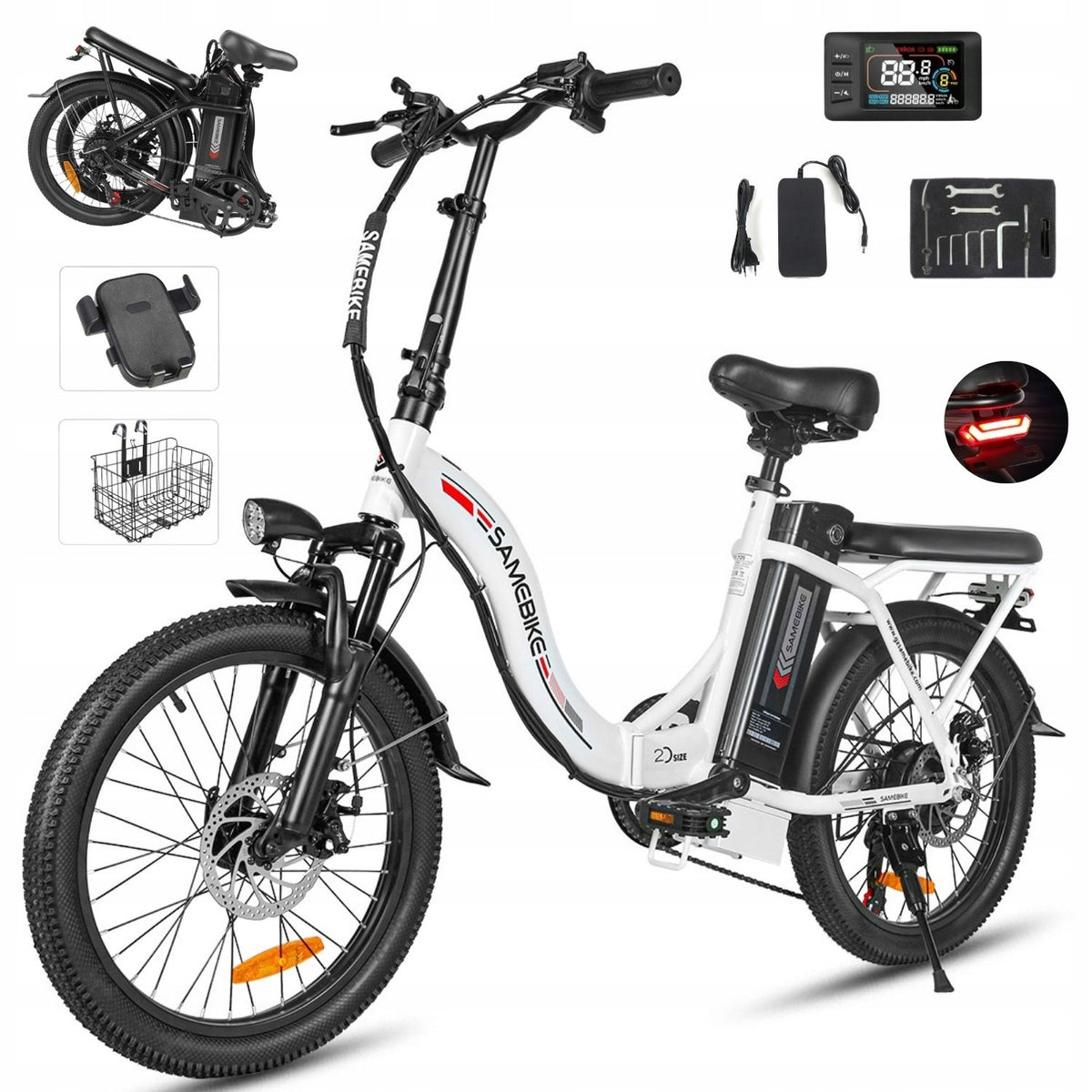 Folding Electric vehicle Samebike CY20 350W 36V 12AH 32 km/h 20" 2026 PL