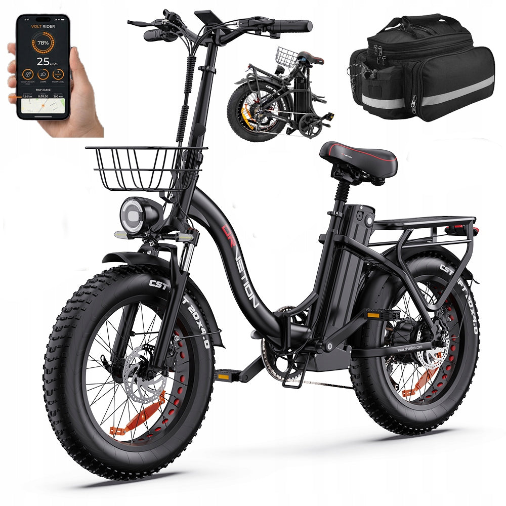 Folding Electric vehicles 1000W Samsung 20AH 45KM/H Torque sensor +APP NFC
