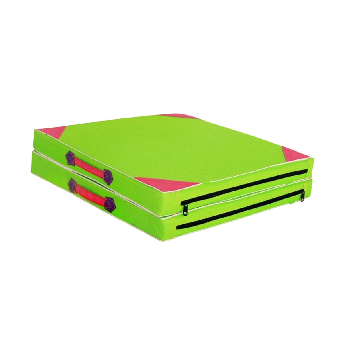 Folding Exercise Mat Thick Gymnastics Balance Mat for Home Gym green Packaging status original