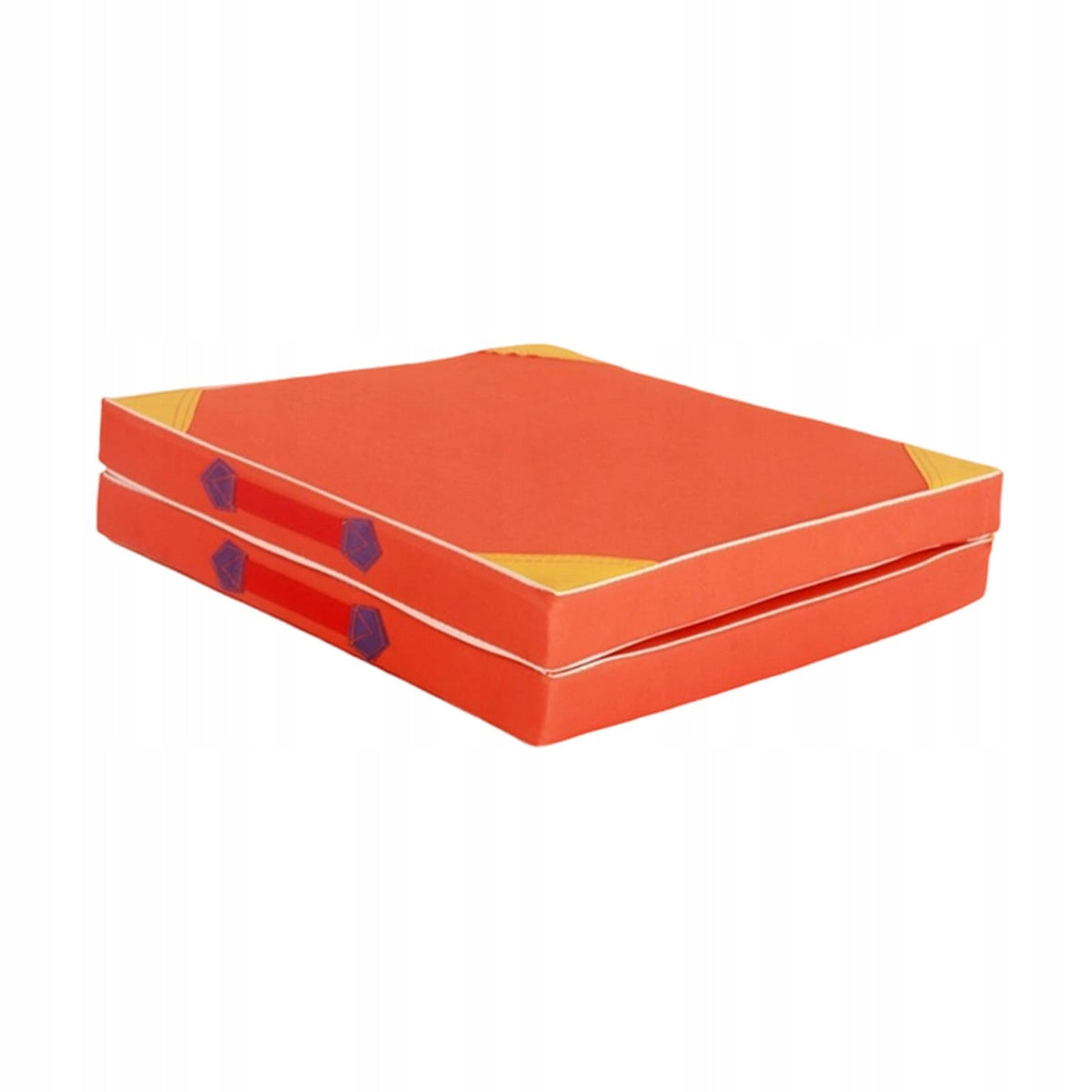 Folding Exercise Mat Thick Gymnastics Balance Mat for Home Gym orange Packaging status original