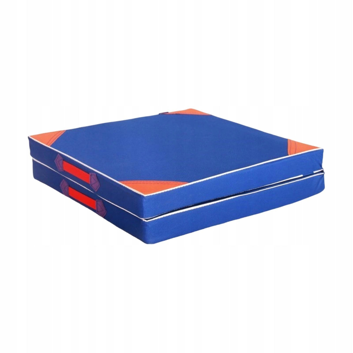 Folding Exercise Mat Thick Gymnastics Mat for Core Workouts Home Gym blue Packaging status original