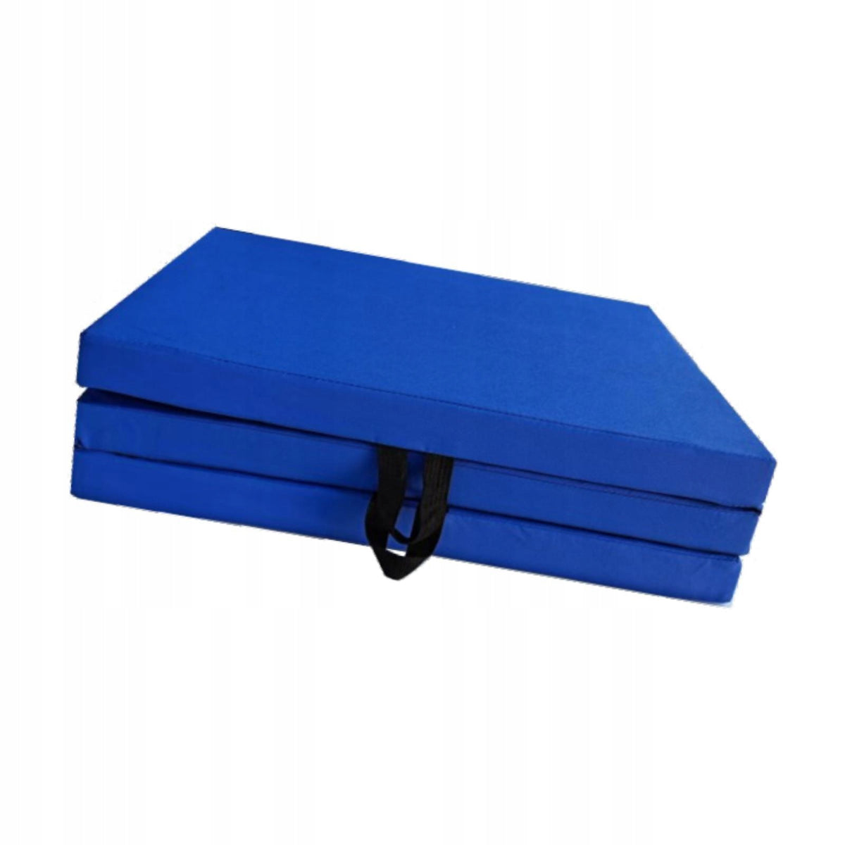 Folding Exercise Mat Training Aerobics Home Core Workouts with Blue