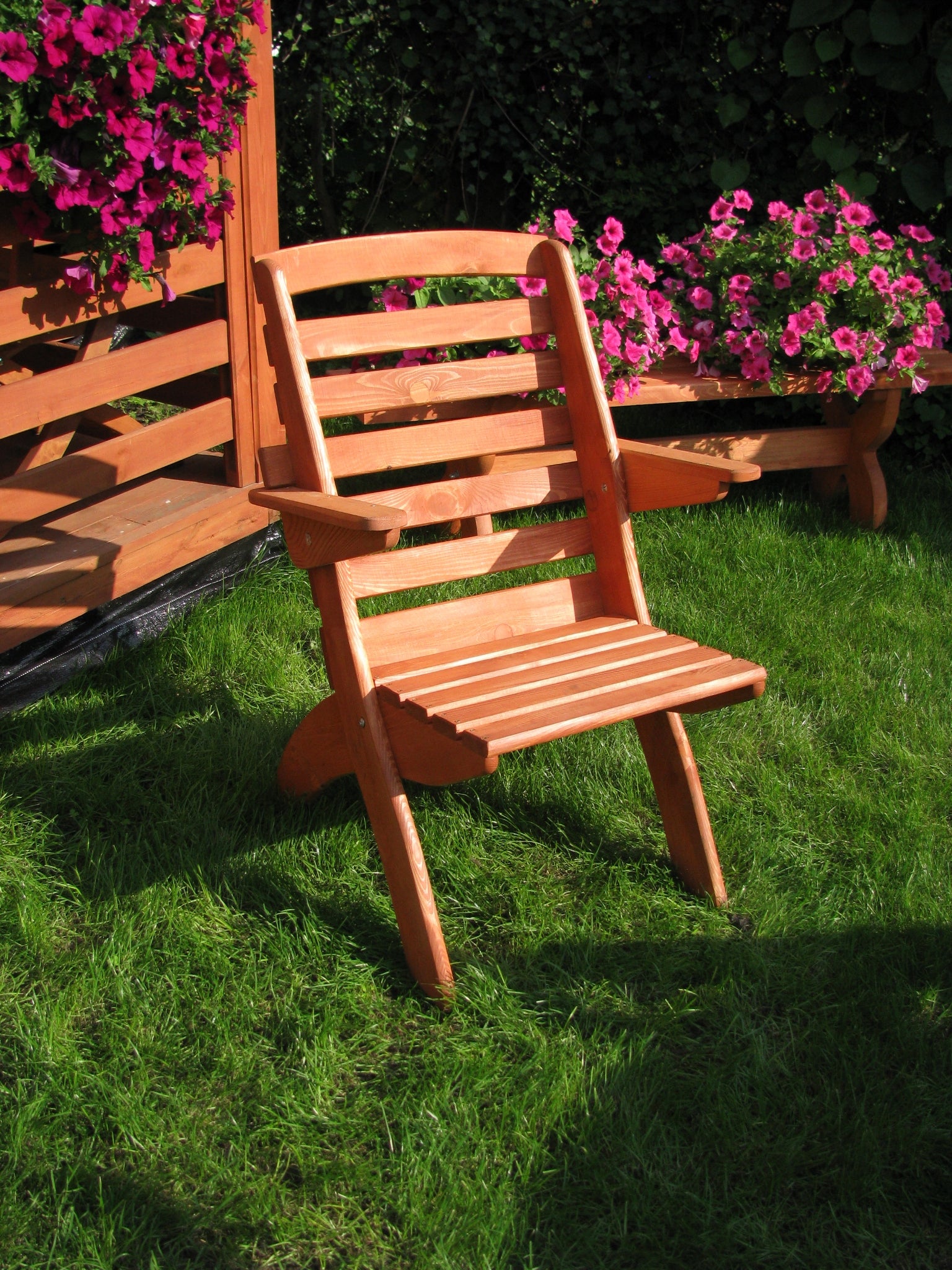 Folding Garden Furniture Set, Wooden Terrace Furniture, Furniture Set Main material wood