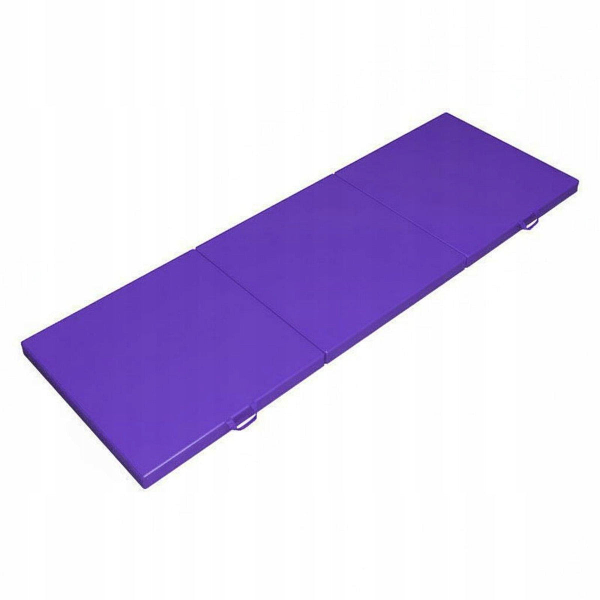Folding Gymnastics Mat Foldable Design Three Fold Dark Purple Pu 180605CM
