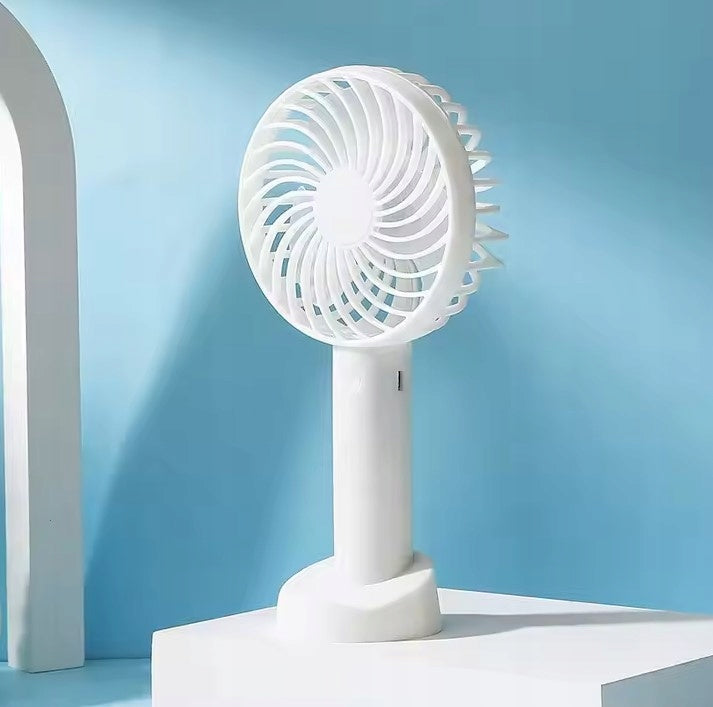 Folding Handheld Fan Mini Travel Fan White Portable Fan type mini