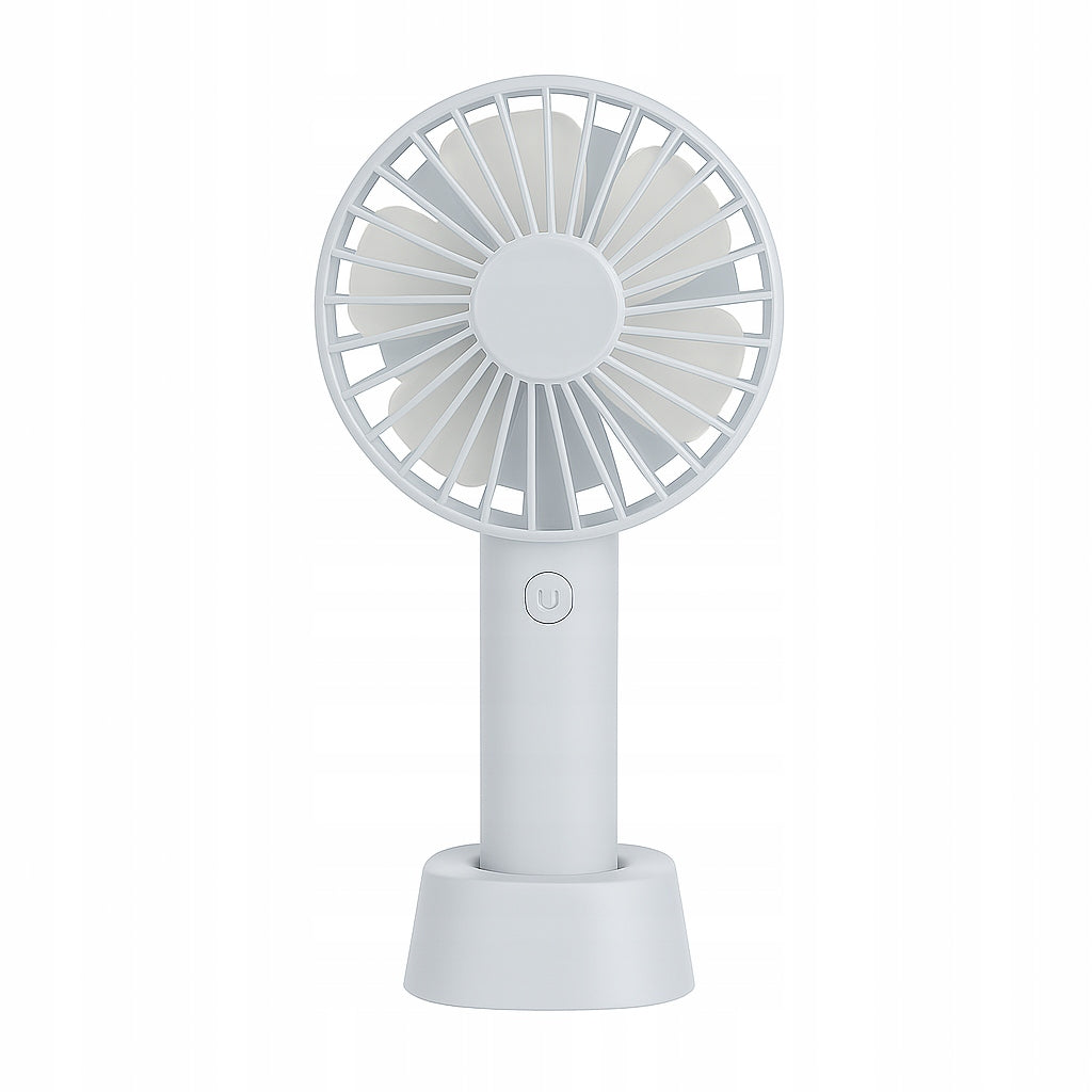 Folding Handheld Fan Mini Travel Fan White Portable