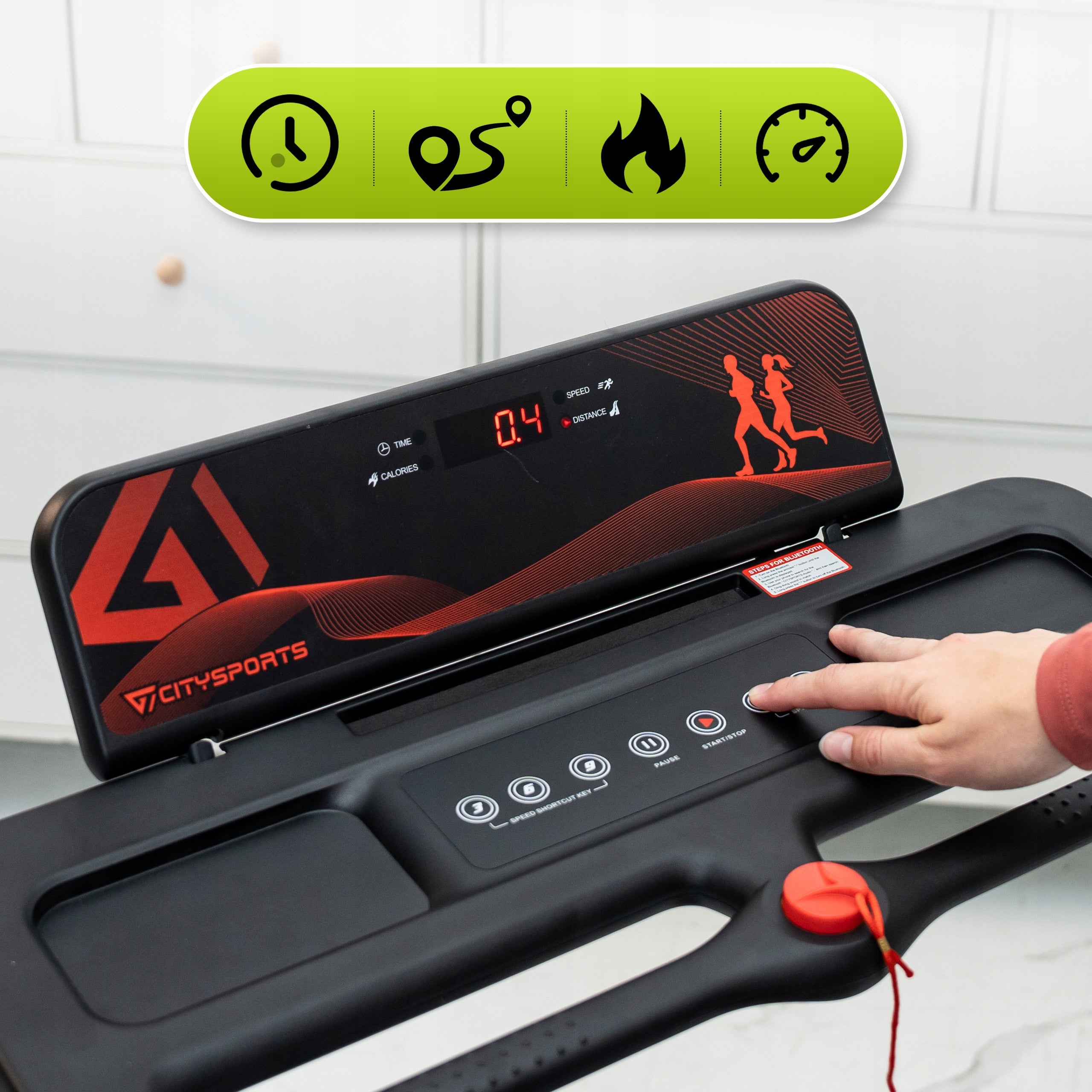Folding Home Treadmill Professional Electric Exercise Fitness 12KM App/BT Manufacturer code FANPAO