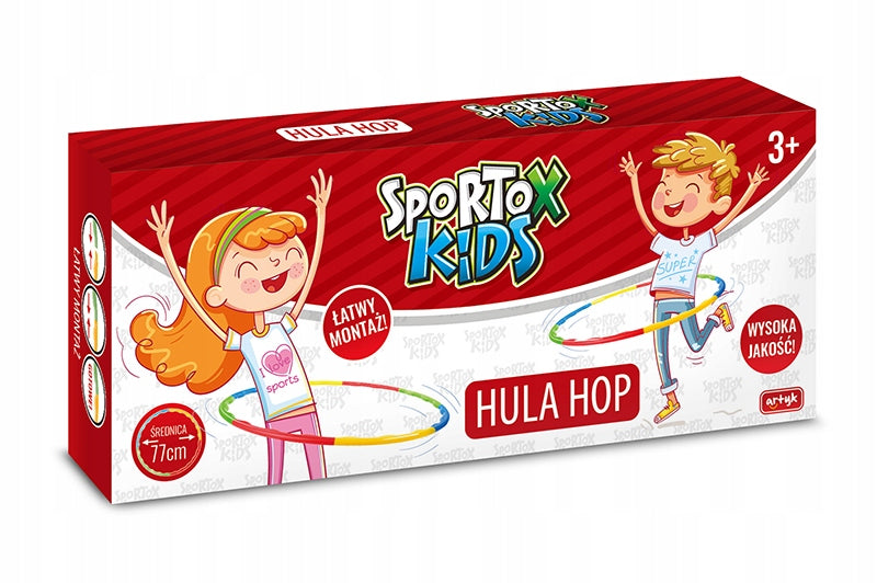 Folding Hula Hop SPORTOX KIDS 77 cm. Active Fun Relaxation Sport Movement Color multicolor