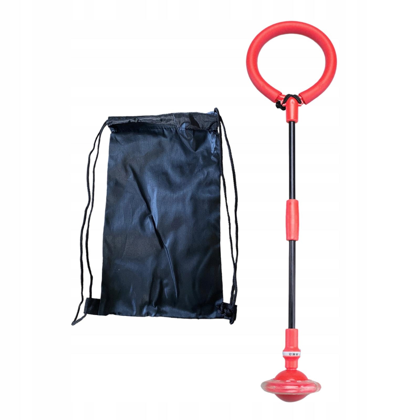 Folding Jumping Ball Colorful, Light, Flashing Red/Green Rope length 250 cm