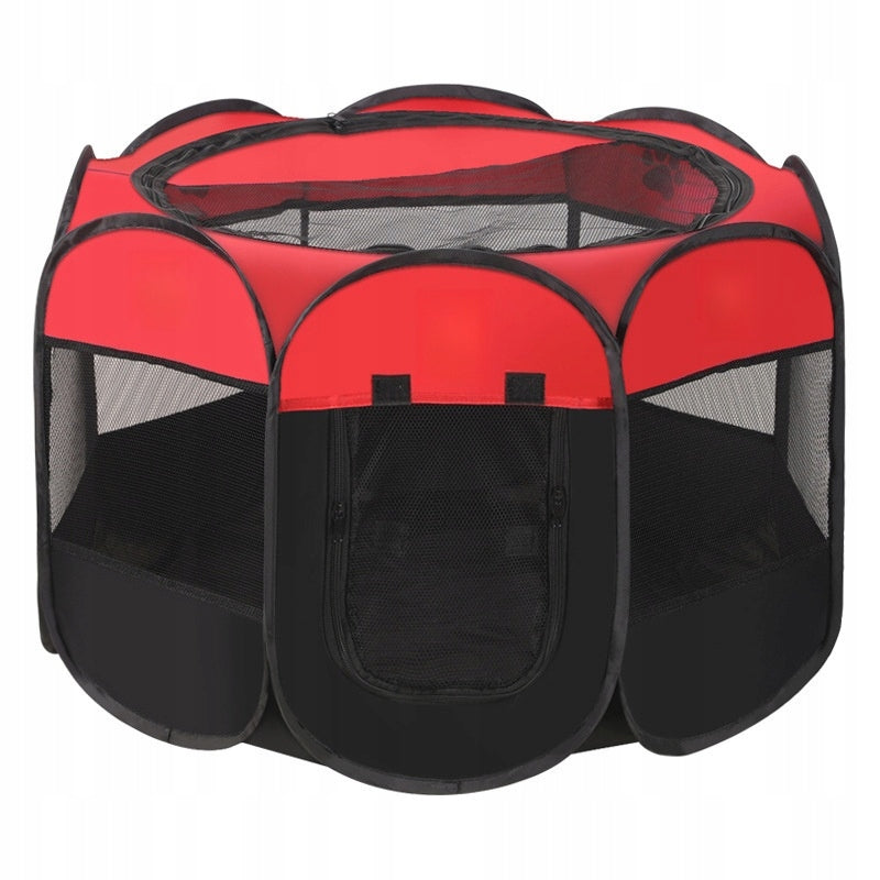 Folding Large Pet Tent Transport Playpen for Animals Blue Product width 91 cm