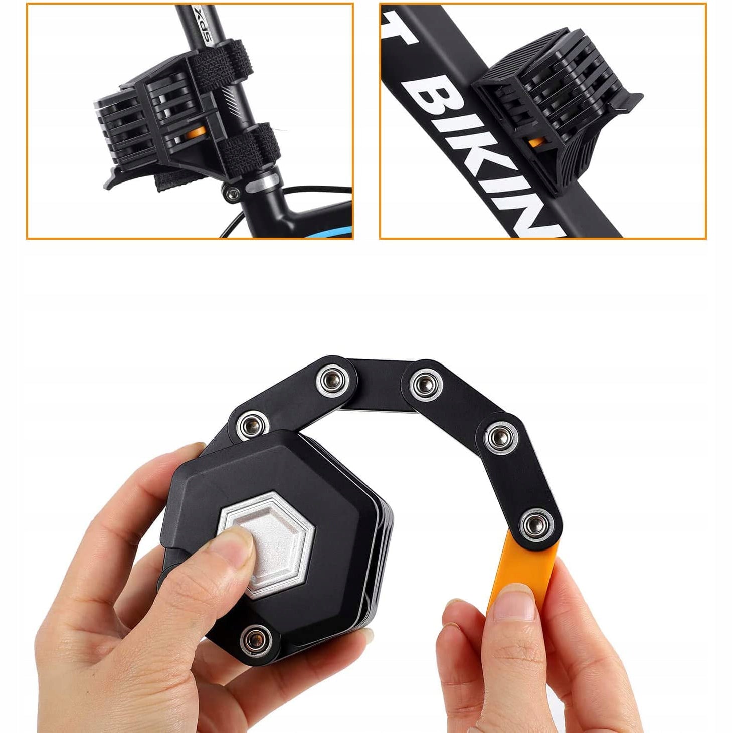 Folding Lock Bicycle Lock Manufacturer code Zamek Rowerowy