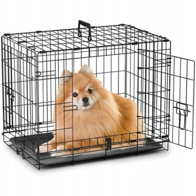 Folding Metal Cage for Small Dogs 56 cm x 33 x 40 cm #NG22