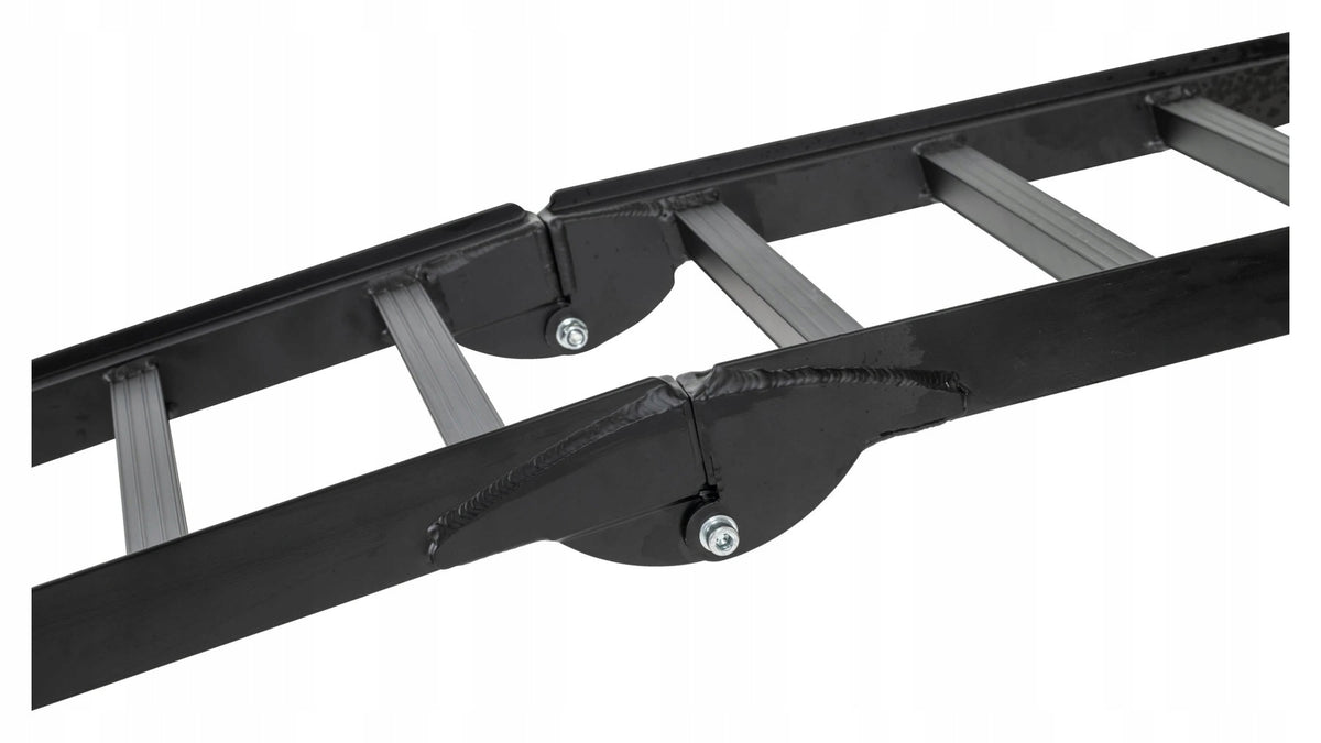 Folding Motorcycle Overrun Ramp 240kg Rothewald Aluminum 3 Parts Brand Rothewald