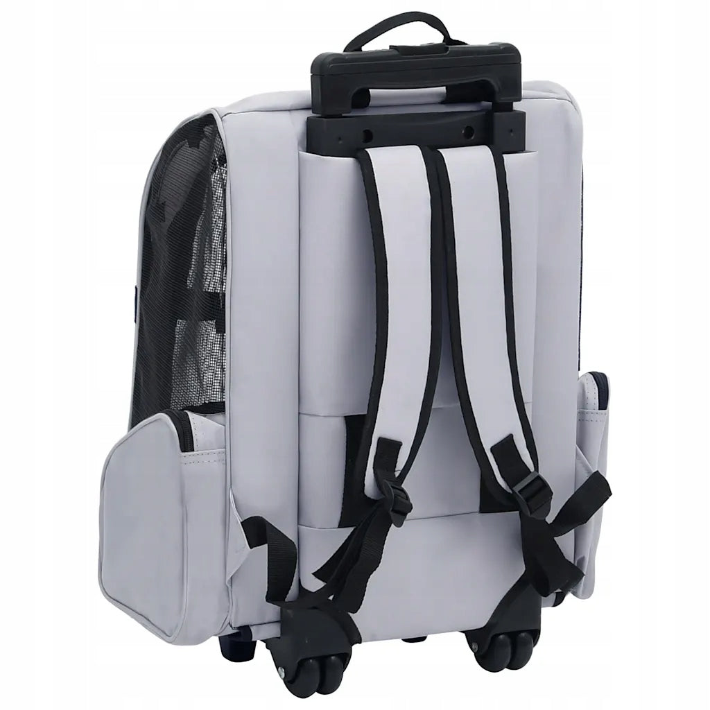 Folding Multi-Functional Pet Stroller, Grey Kind backpack