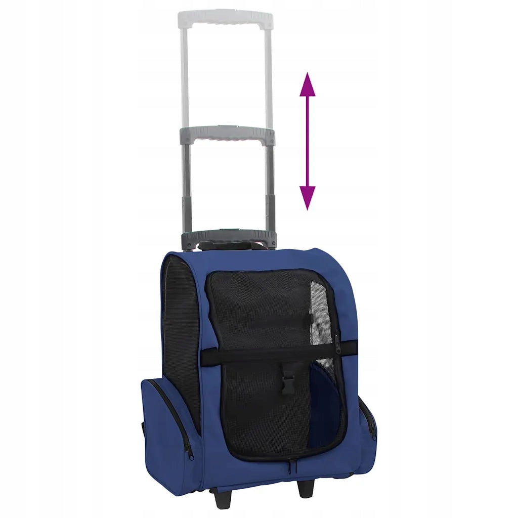 Folding Pet Stroller, Blue Trade name Składany wózek dla zwierząt, niebieski