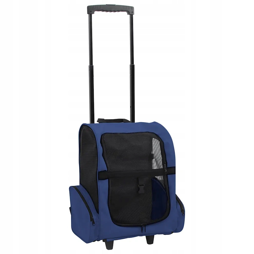 Folding Pet Stroller, Blue