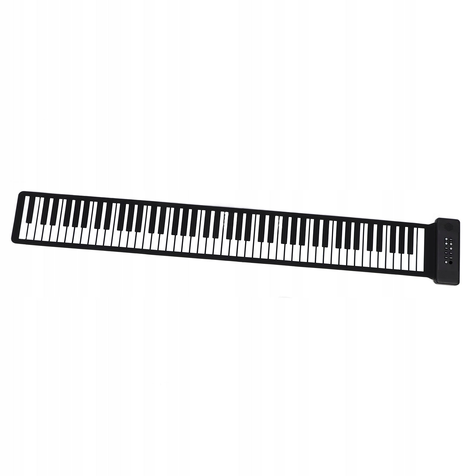 Folding Retractable Piano, Recording Function with Chord Playback Silicone Brand no brand