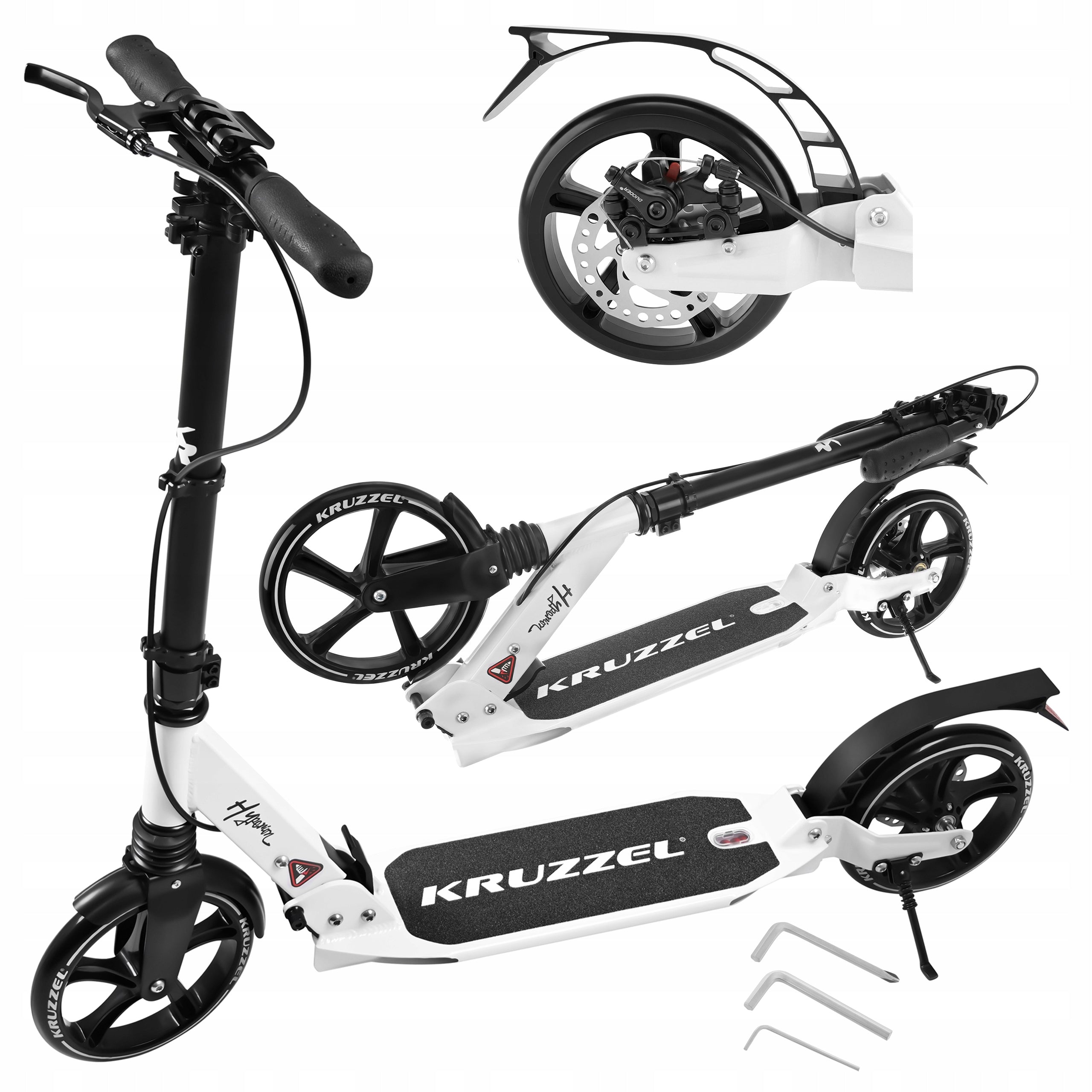 Folding Scooter for Children City Large Wheels 200 mm Shock Absorber Brake