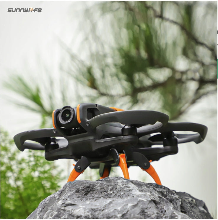 Folding Sled Feet Skid Elevation for DJI Avata 2 Drone Landing Batteries included no
