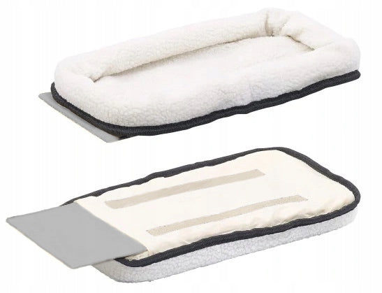 Folding TRANSPORTER VENTILATED for cat dog bag with belt and mat (I052) Brand K&M