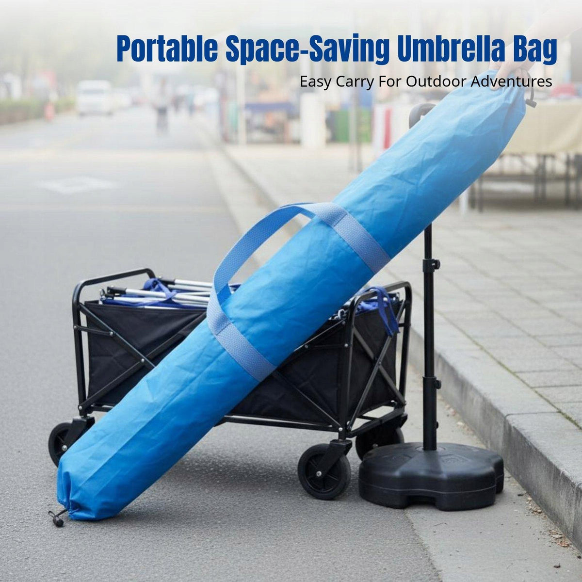Folding Tent Carrying Case Portable Oversized Duffle Bag Multiple Carry Packaging status original
