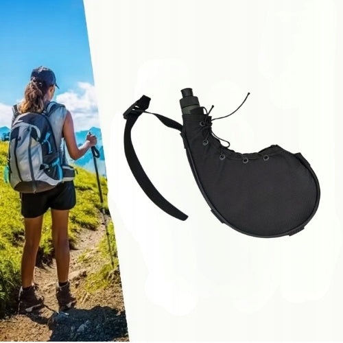 Folding Tourist Water Canteen Survival Camping Trekking Packaging status original