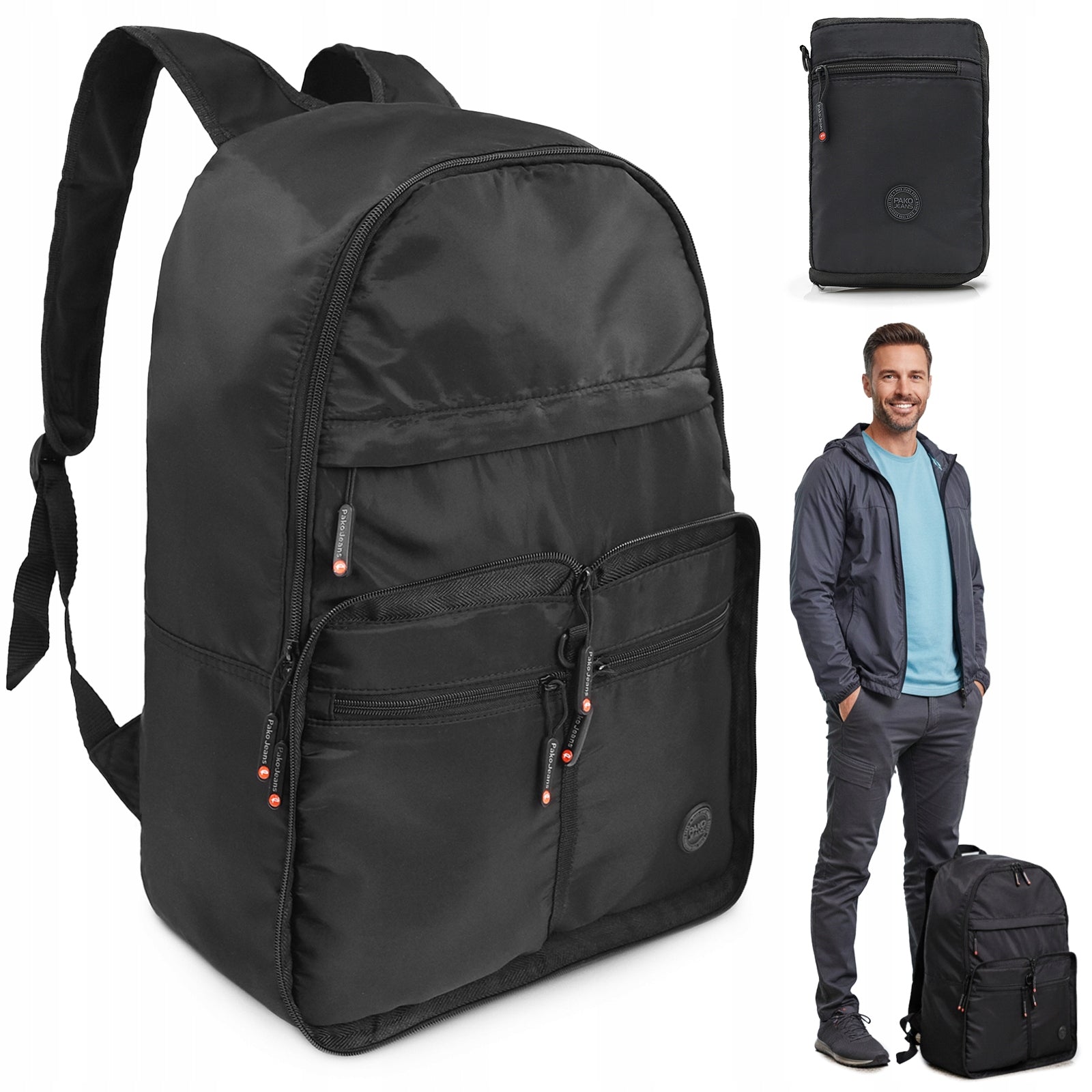 Folding Travel Sports BACKPACK Spacious ULTRALIGHT Practical Pako Jeans