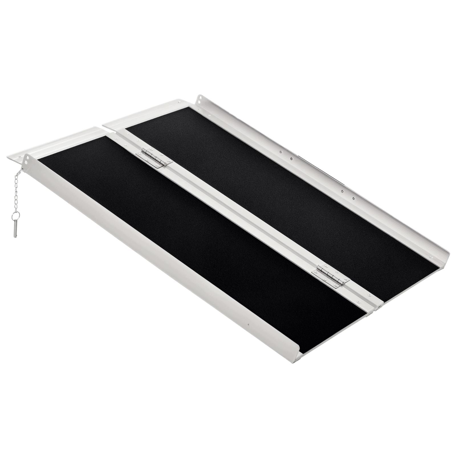 Folding aluminium ramp for wheelchairs, 270 kg, 91 x 72 x 5 cm