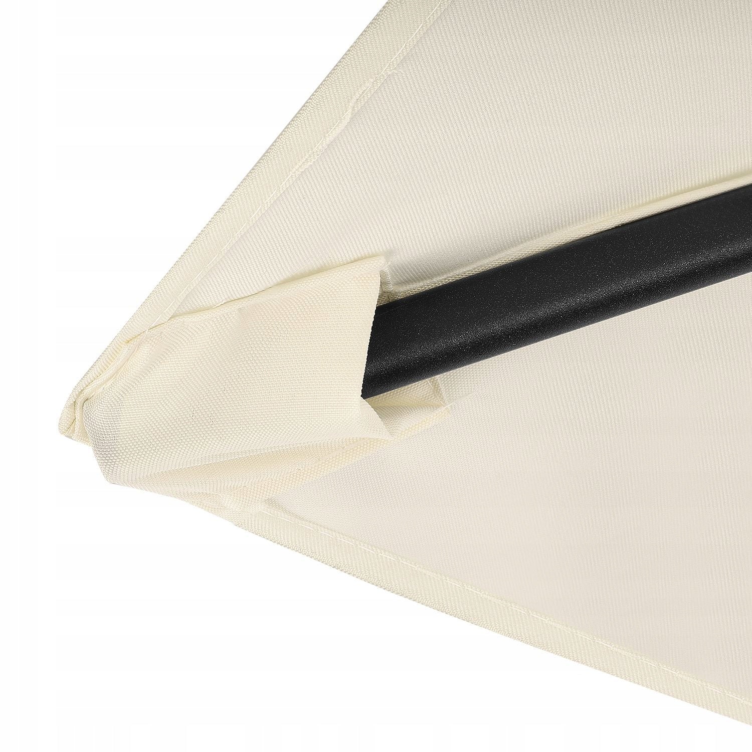 Folding balcony garden umbrella adjustable 210 cm beige Color beige