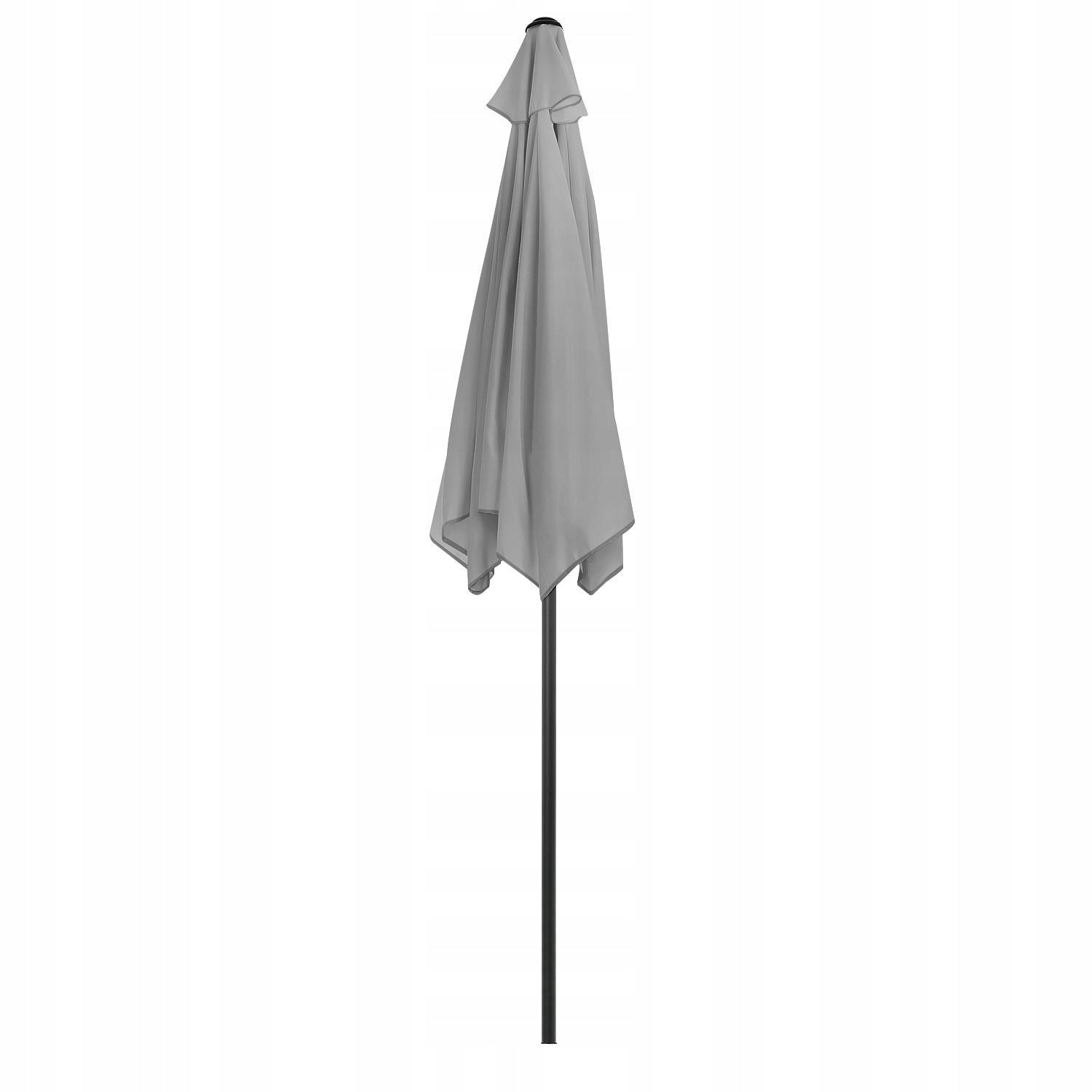 Folding balcony garden umbrella adjustable 210 cm graphite Diameter/width 210 cm
