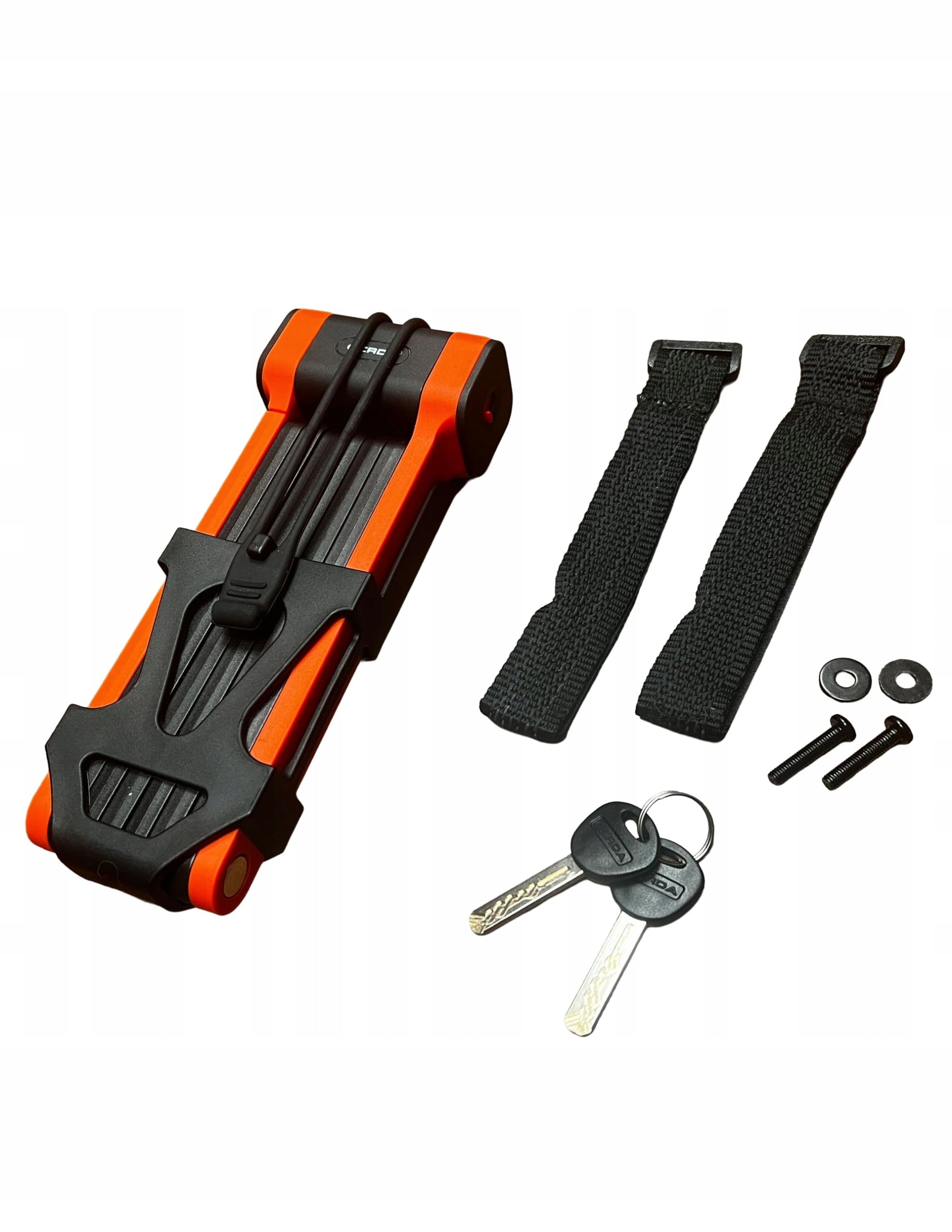 Folding bicycle lock GERDA FOLD 1200W NEO Black Universal Packaging status original