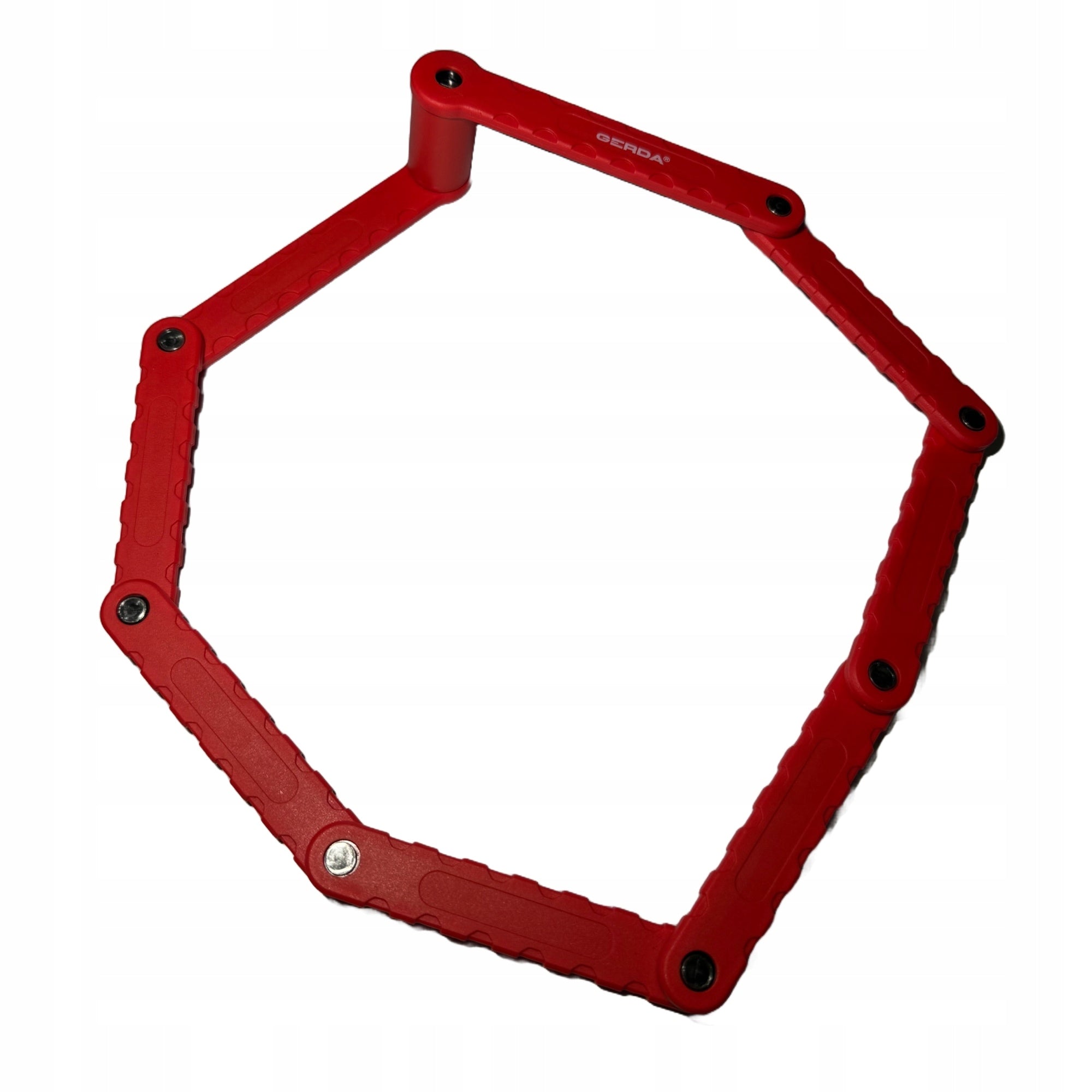Folding bicycle lock GERDA FOLD LITE 950V Red Product weight with unit packaging 0.72 kg