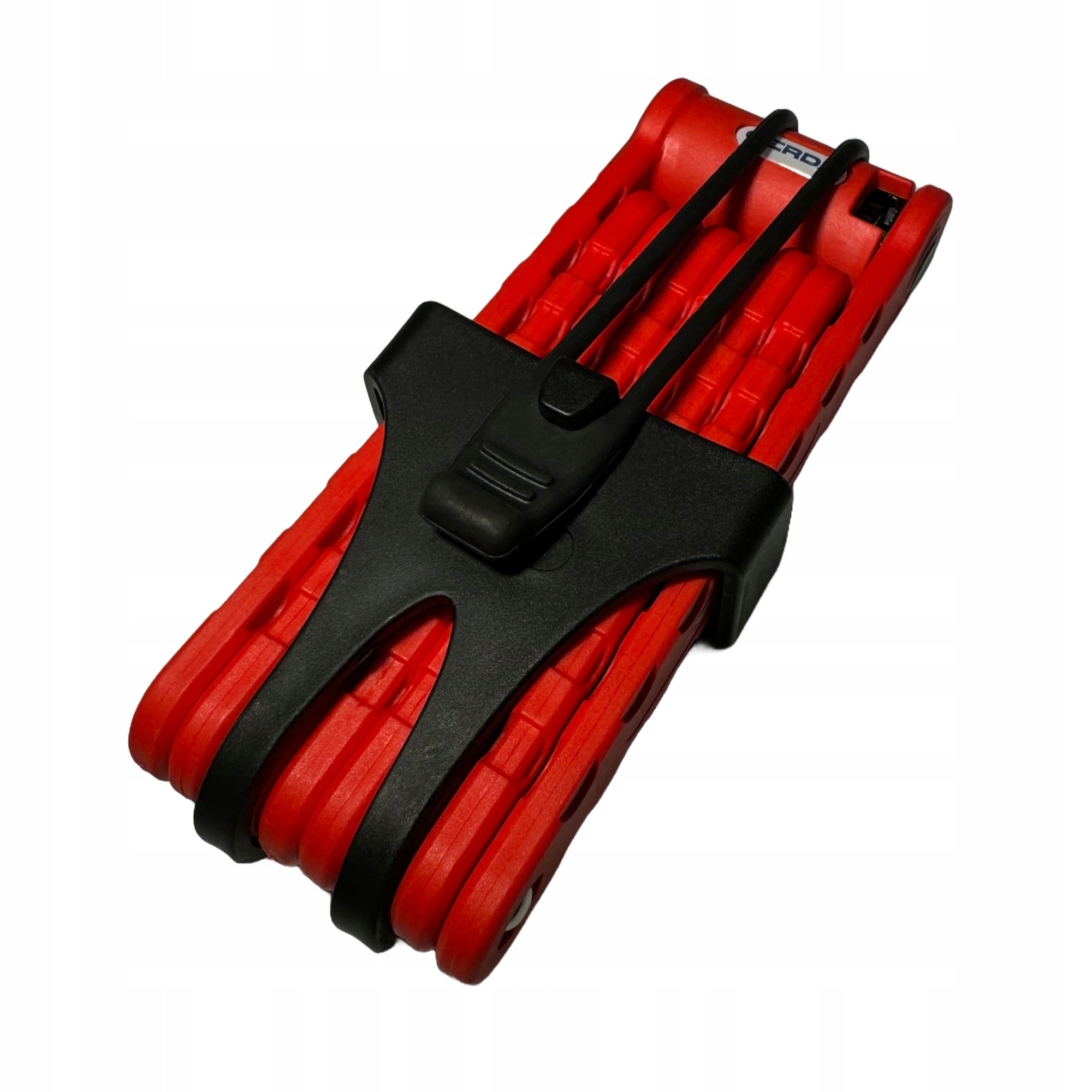 Folding bicycle lock GERDA FOLD LITE 950V Red Weight 810 g