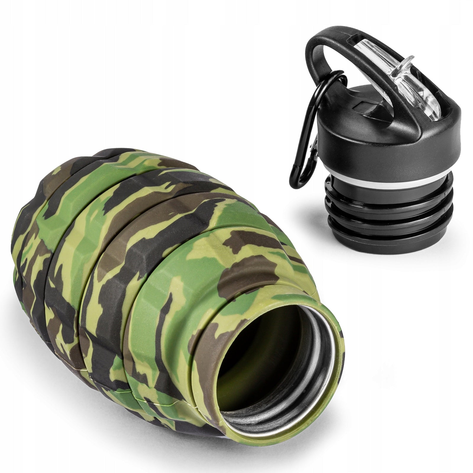 Folding bottle GRANAT water bottle 580 ml gadget military camouflage holder Brand Gadget Master